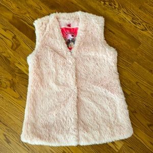 Soft Pink furry vest